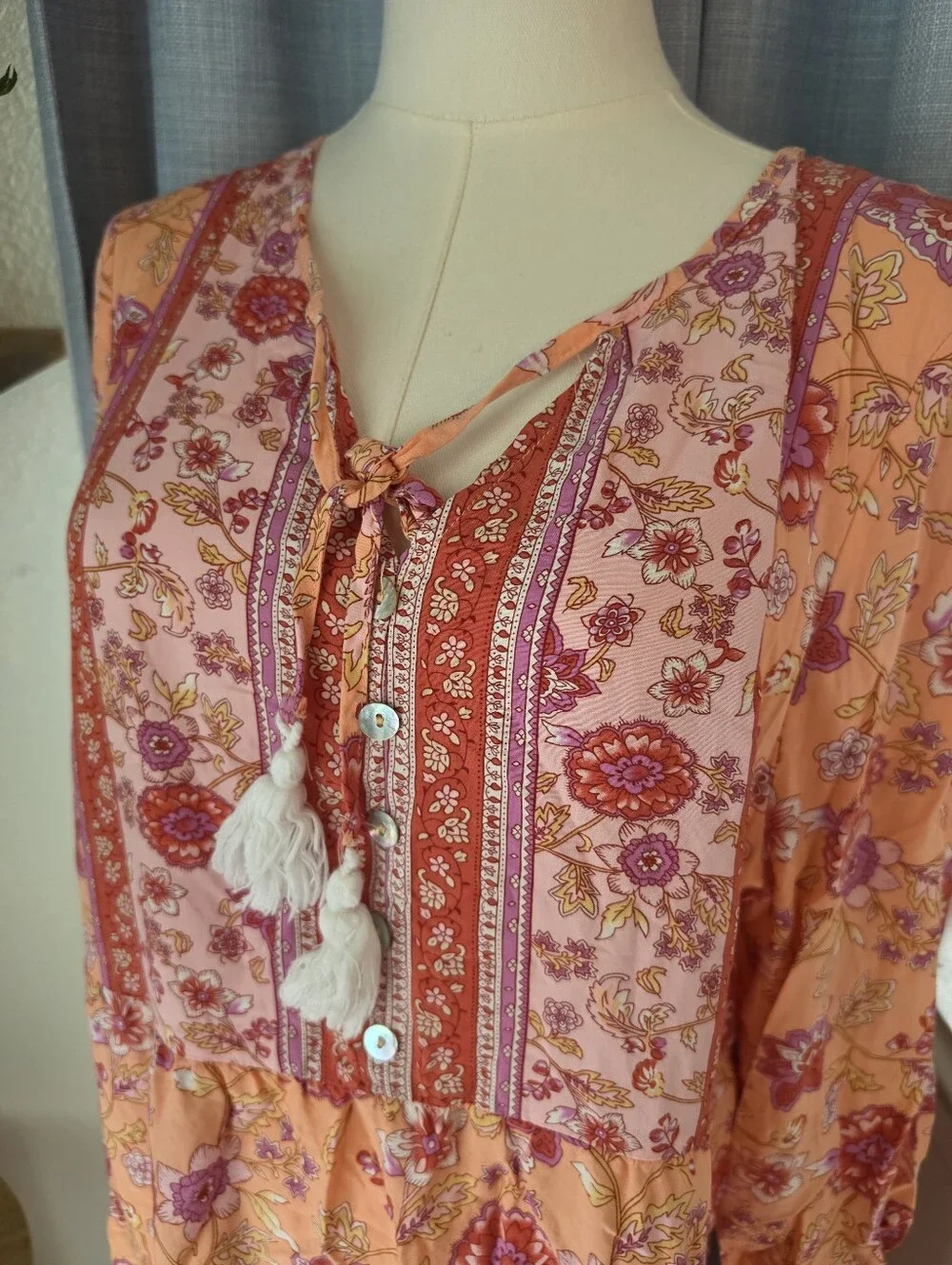 N/A peach dress